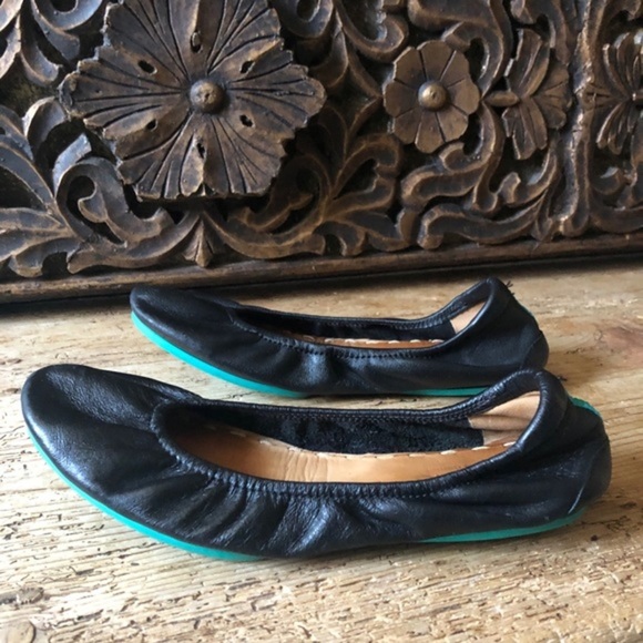 TIEKS by Gavrieli Matte Black Ballet Flats Size 7 - Picture 12 of 14